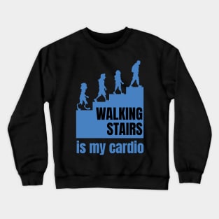 Leg Prosthetic Amptuee and Amputation Awareness Limb Joke Crewneck Sweatshirt